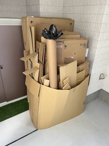 立川市の段ボール回収